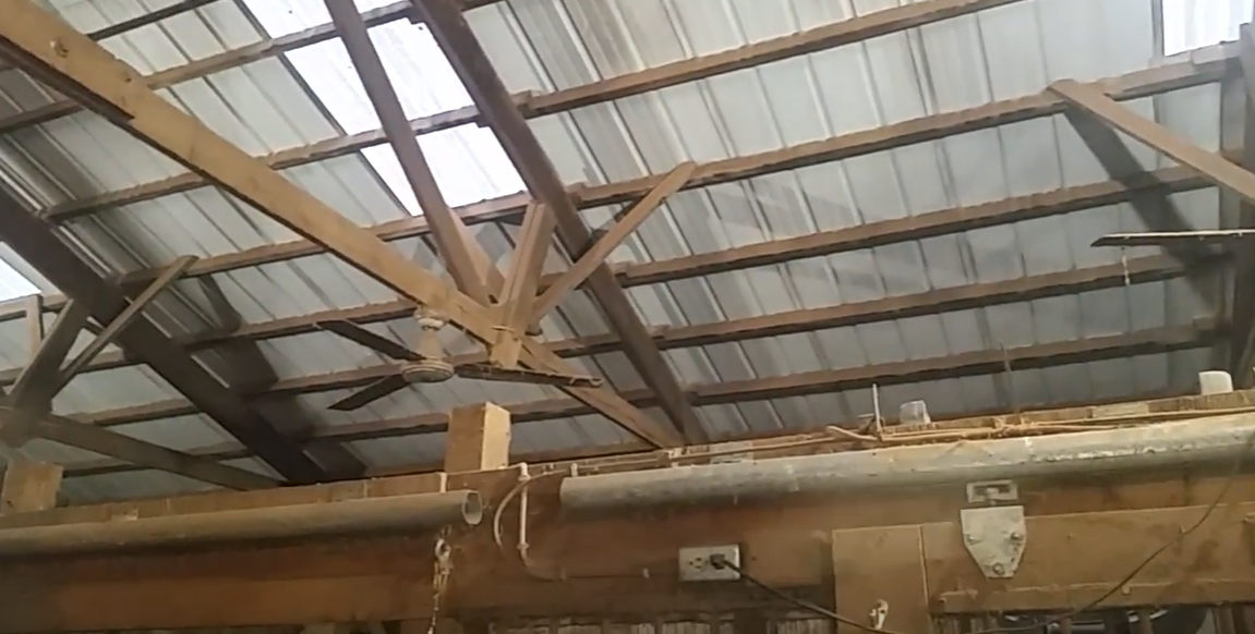ceiling fan for horse barn