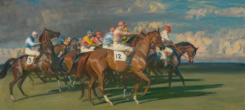a start at newmarket painting